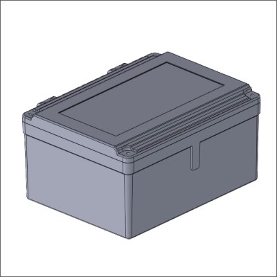 Aluminium waterproof enclosure